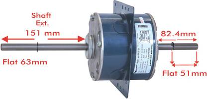 RAPPTOR Air conditioner motor 95 watt 910 rpm window unit RA 268 Electronic Components Electronic Hobby Kit
