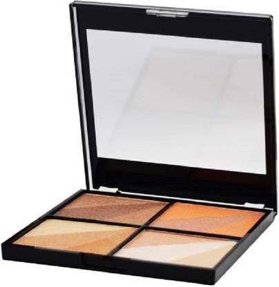 Miss Hot Eyeshadow & Bronzer & Highlight-ES901-02 Highlighter (Multicolor) 12 g