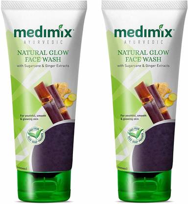 MEDIMIX Natural Glow  With Sugarcane & Ginger Extracts Face Wash