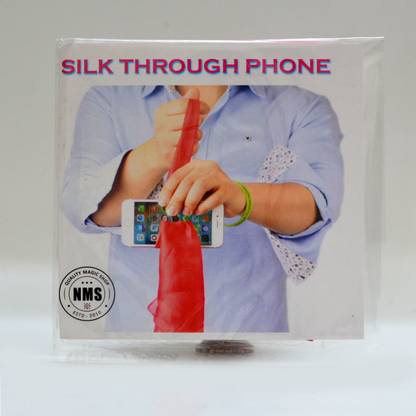 Nikhils Magic Silk Through Phone Magic Trick Gag Toy