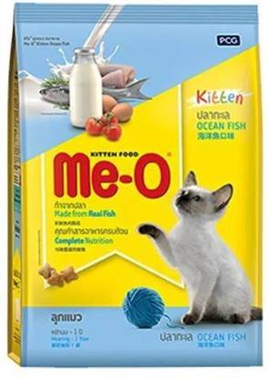 Me-O Kitten Ocean Fish 6.8 kg Dry Cat Food Fish 6.8 kg Dry New Born, Young, Adult Cat Food
