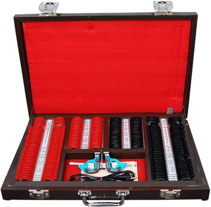 ASF UNIVERSAL Trial Lens Set RED & BLACK Lenses Phoropter Vision Tester