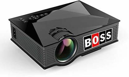 BOSS S00004 (1800 lm / 1 Speaker / Wireless / Remote Controller) Portable Projector
