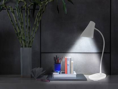 Ecolink by Philips 581869 3W EcoLink CAP Rechargeable LED Desk Light (White) Study Lamp