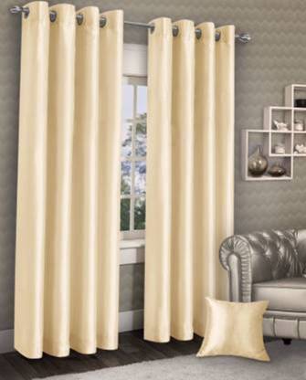 BELLA TRUE 213 cm (7 ft) पॉलिएस्टर दरवाज़ा पर्दा (2  का पैक)