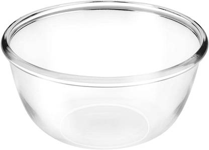 TREO Glass Serving Bowl Borosilicate Mixing Bowl, 1500 ml