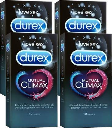 DUREX mutual climax (Ribs & dots designed to speed HER up) Condom
