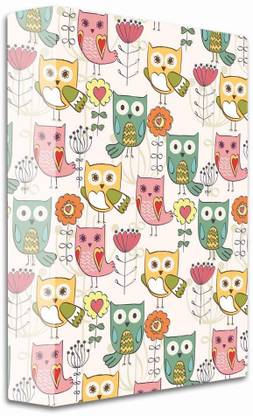 Paper Plane Design Paper Printed File Folder Case, A4 Size Ring Binder Folder for Certificate & Documents, Best for Office/Hospital/Banking/Account/School