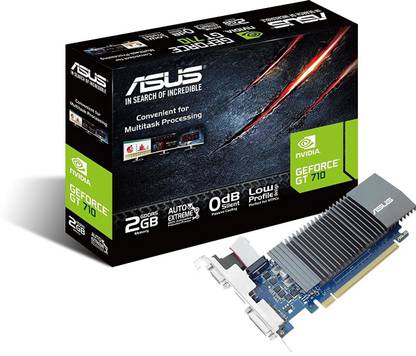 ASUS GT710-SL-2GD5-CSM DDR5 2 GB NVIDIA Chipset 1080 bit 954 MHz Graphics Card
