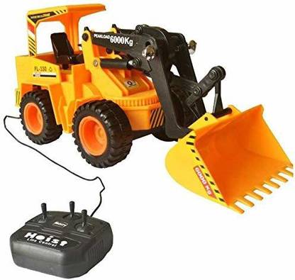 Smartcraft Remote Control JCB Toy, Multi Color, Wired Remote Control JCB ( Battery Included)