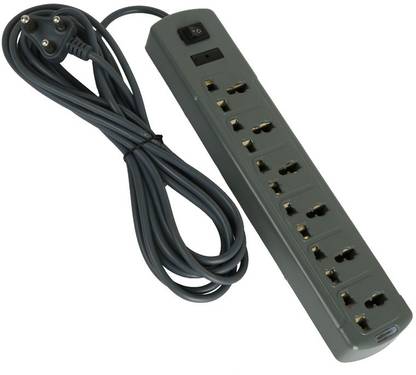 Fedus switch board extension | extension boards with switch, extension cords, extension board with long wire, surge protectors spike buster,extension board for computer, switch board organizer 4M/13F 6 Socket Extension Boards