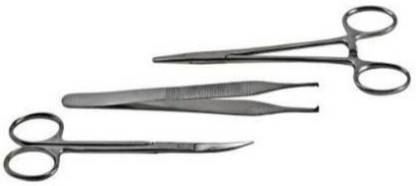 Forgesy Set Of 3 Pieces(needle holder,dissecting forceps ) Fixation Forceps