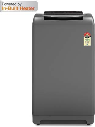 Whirlpool 8 kg Inbuilt Heater Fully Automatic Top Load Washing Machine with In-built Heater Grey