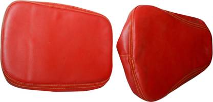 THE ONE CUSTOM BULLET /CLASSIC SEAT COVER RED Split Bike Seat Cover For Royal Enfield Classic Chrome, Bullet Classic, Classic Desert Storm, Classic 500, Classic, Classic 350