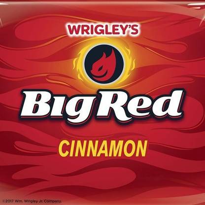 Wrigleys Big Red Cinnamon Gum 15 ct CINNAMON Chewing Gum