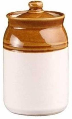 Lyallpur Stores Ceramic Pickle Jar  - 1000 ml