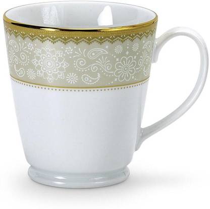 Noritake Hearth Collection Golden Chintz 2 Pcs Milk Set Porcelain Coffee Mug