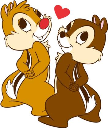 Sahaj Décor 51 cm Cartoon Couple With Heart Magnetic Sticker