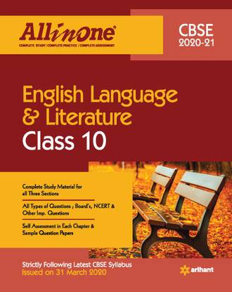 Cbse All in One English Language & Literature Class 10 for 2021 Exam