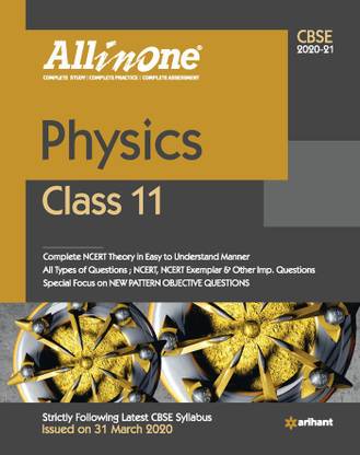 Cbse All in One Physics Class 11 for 2021 Exam