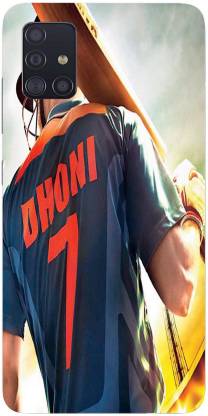 Deparq Back Cover for Samsung Galaxy A51 Printed Cricket, Indian Cricket Captain