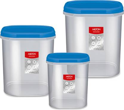 MILTON Plastic Cookie Jar  - 2 L, 3 L, 4 L