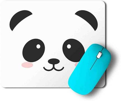 Yellow Alley Cartoon Panda Mouse Pad | Mouse Pad | Rubber Base Matte Finish, Vibrant Colors, Abstract Creative Designs, Mouse Pad |Dust Free Mouse Pad | Non - Slippery Mouse Pad Non Slip Base Mousepad
