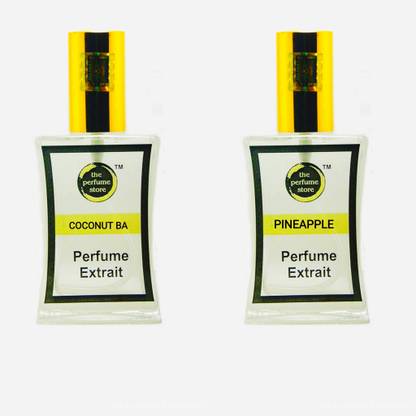 The perfume Store COCONUT BA & PINEAPPLE PREMIUM PERFUME PACK OF 2 Extrait De Parfum  -  120 ml