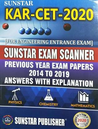 Kar Cet 2020 Sunstar Exam Scanner Previous Year Exam Papers 2014-2019 Answers With Explanation
