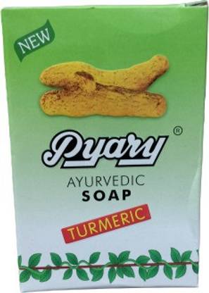 Pyary Ayurvedic Turmeric Pure Vegetable Soap