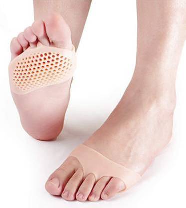 V K Creation Soft Silicone Gel Half toe sleeve pads of Foot Pain Relief for Cracked Skins Foot Support