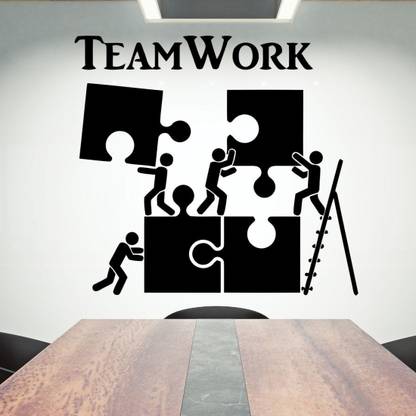 crystalsign Teamwork Symbol And Note For Wall Sticker