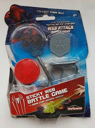 TOY JUNCTION SPIDERMAN STICKY WEB BATTLE GAME