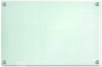 sunway Display Systems Non Magnetic Glass Writing Board 2x2 XQ feet pack of 1 White board