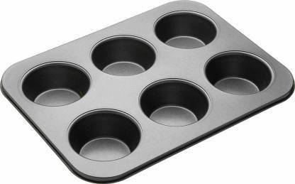 BANQLYN Carbon Steel Cupcake/Muffin Mould 6