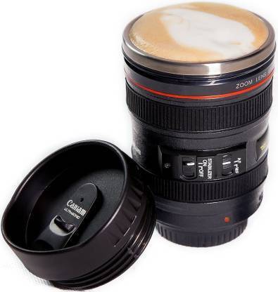 BHAVANI ENTERPRISE diku Camera Lens Shape Cup Plastic (400 ml) Plastic Coffee Mug