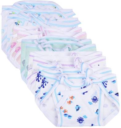 sunuo Baby's Cotton Cloth Diapers/Langot Washable and Reusable Nappies