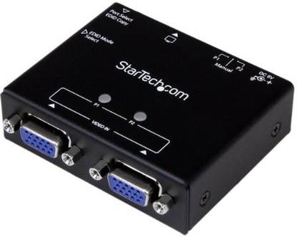 StarTech 2-Port VGA Auto Switch Box with Priority Switching and EDID Copy - 2x1 Dual Port Monitor VGA Switch 1920x1200 (ST122VGA) 2 Ports 100 Mbps Unmanaged Network Switch