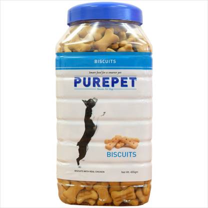 purepet Biscuits Real chicken Milk Dog Chew