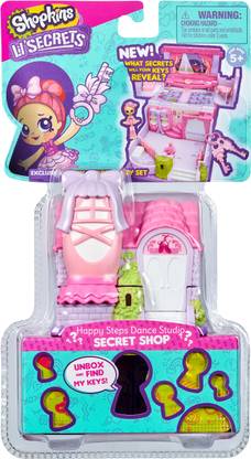 Shopkins Little Secrets S3 W1 MINI PLAYSET - HAPPY STEPS DANCE STUDIO for Girls 5+
