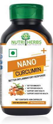 Nutriherbs Nano Curcumin Capsules Improves Bone Health, Boosts Immunity
