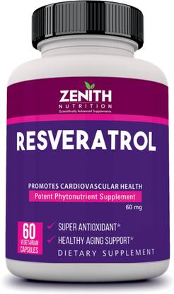 Zenith Nutrition Resveratrol 60mg 60 capsules