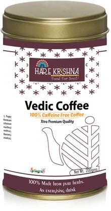 Vringra Ultra Pure Vedic Herbal Non Caffeinated Coffee-Boosts Immunity-Relieve Cough and Cold 200gm Instant Coffee