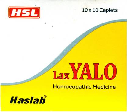 HASLAB LAXYALO -RELIEVES CONSTIPATION 10*10 CAPLETS