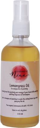 Homemade by nina pungent earthy aroma Aroma Oil Lemongrass oil
