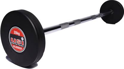usi Straight Bar With Weights , STRAIGHT BAR WITH FIXED WEIGHT RDBS_20 Weight Lifting Bar