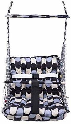 sellivica Cotton Swing for Kids Baby's Children Folding and Washable 1-10 Years with Safety Belt - Home,Garden Jhula for Babies | Swing for Babies | Outdoor Swing for Kids (Multicolor) Swings