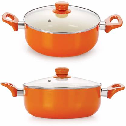 NIRLON Nonstick Cookware Set Induction Bottom Non-Stick Coated Cookware Set