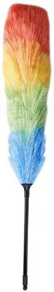 किचनफेस्ट Long Multipurpose Neon Plastic & Microfiber PP Static Duster For Glass , Fan , AC , Car Dashboard /Seat , TV , Fridge ,Printer etc Cleaning Brush with Durable Handle with Hook ड्राई डस्टर
