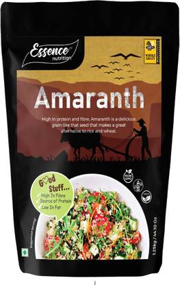 Essence Nutrition Amaranth Seeds (1250 Gms) - Certified Gluten Free & NON GMO Amaranth Seeds Grain Amaranth Seeds